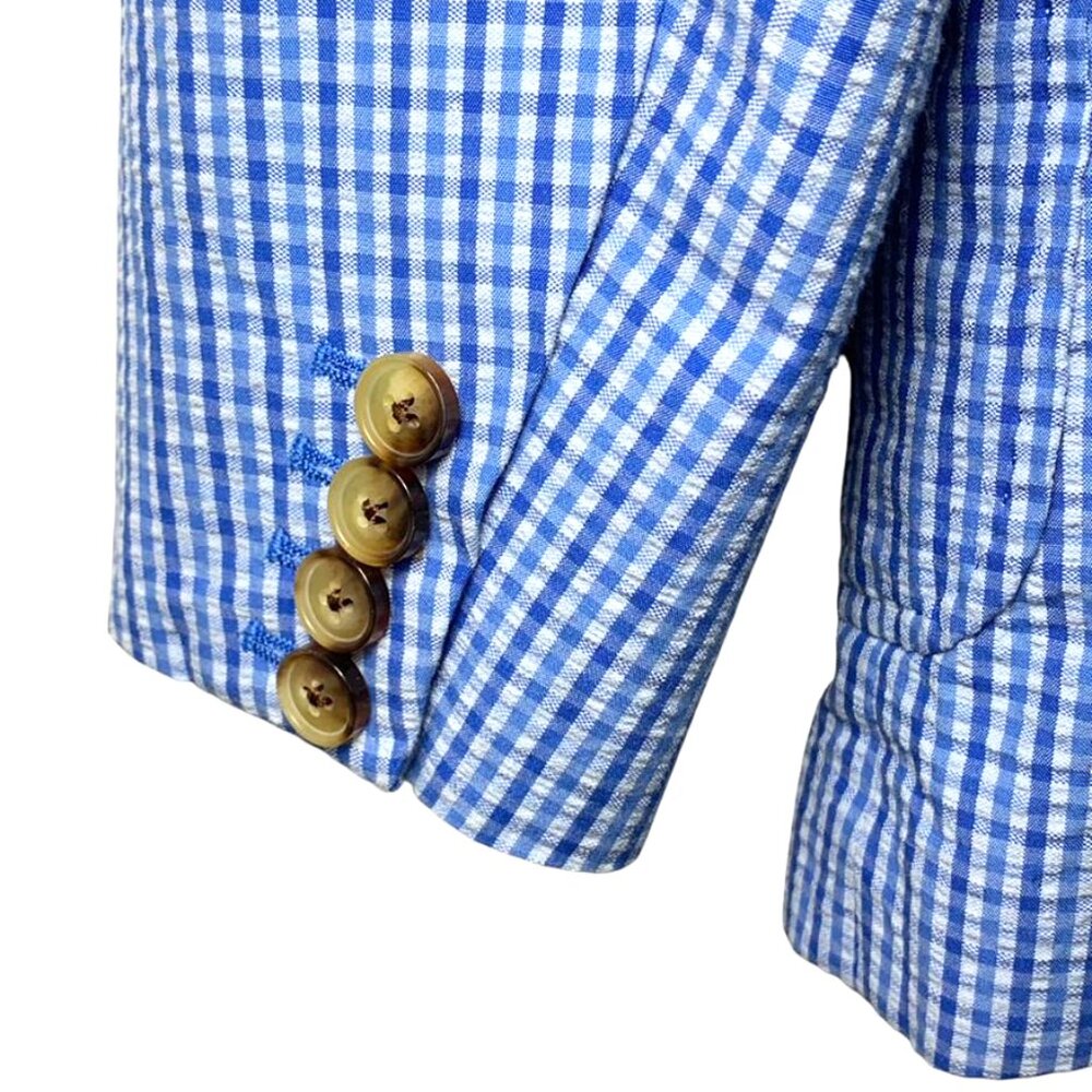 MEN'S VINEYARD VINES Seersucker Blazer - Picture 6 of 8